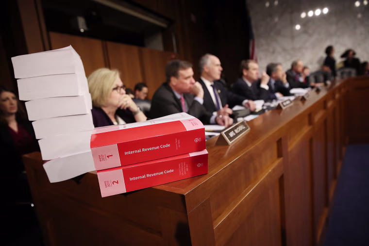 Image: Senate Finance Committee Accepts Repeal Of Affordable Health Care Act Individual Mandate In Tax Bill