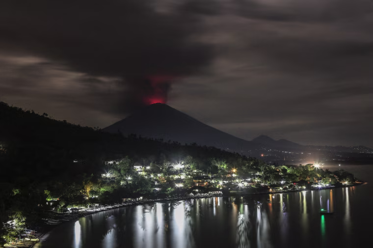 Image: Mount Agung Eruption in Bali