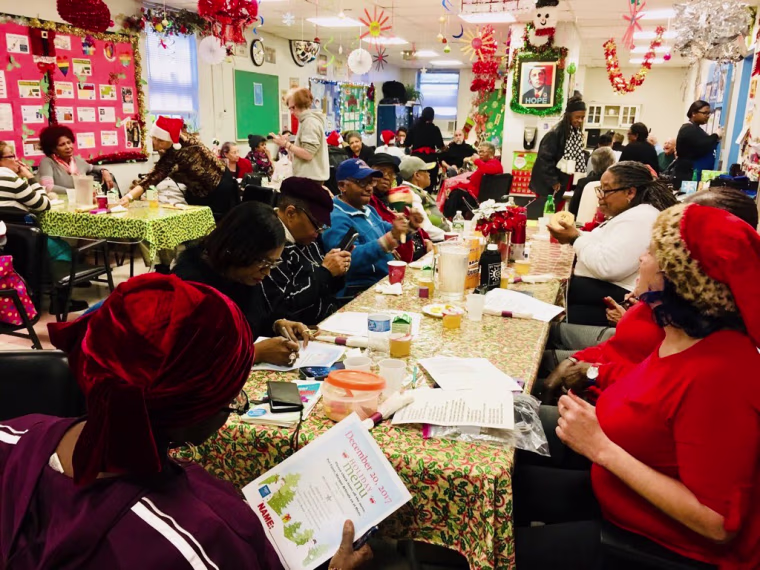 A holiday party hosted by SAGE on Dec. 21, 2017.