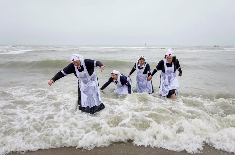 Image: New Year's Eve celebration in Scheveningen