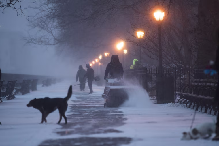 Image: Massive Winter Storm Brings Snow And Heavy Winds Across Large Swath Of Eastern Seaboard