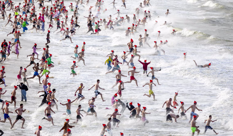 Image: New Year celebration in Scheveningen