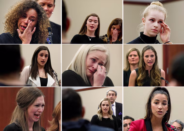 Image: Nassar victims testify
