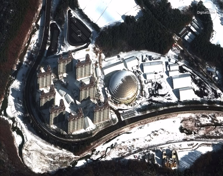 Image: Olympic venues from space