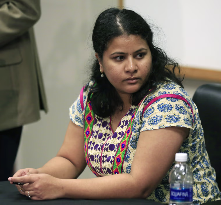 Image: Sunayana Dumala attends a news conference