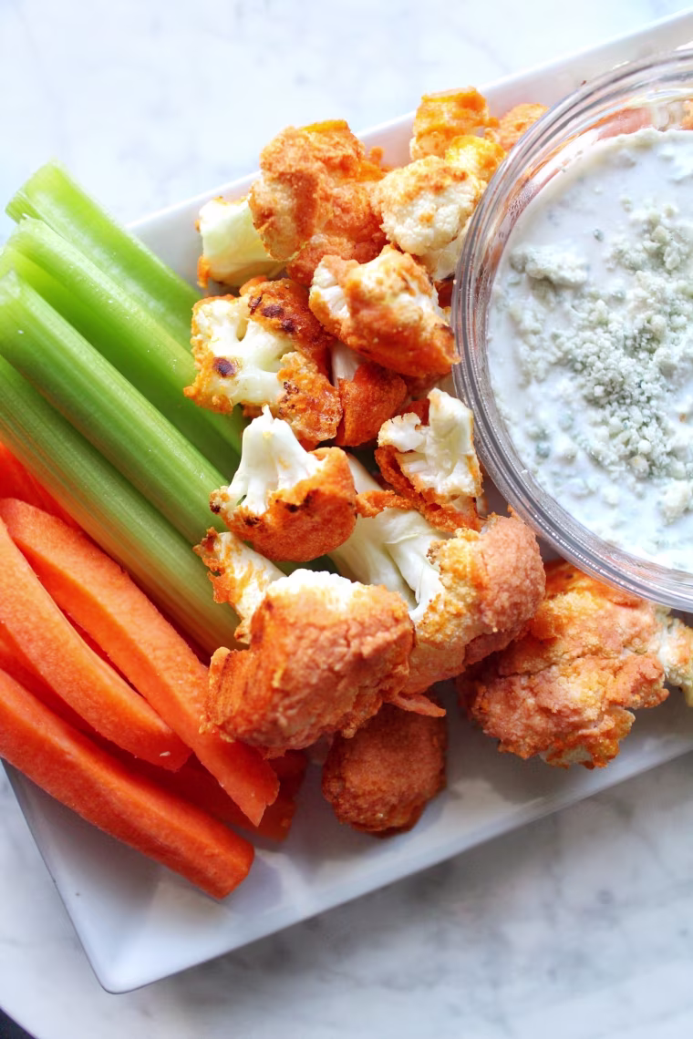 Buffalo Cauliflower Poppers
