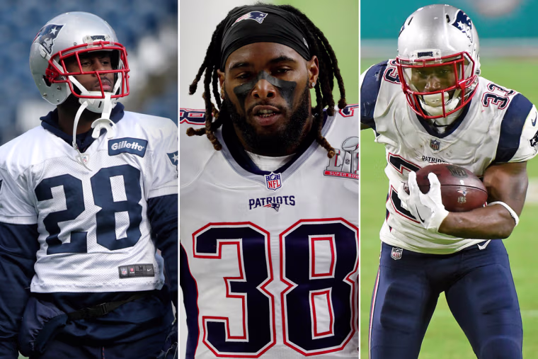 Image: New England Patriots running backs