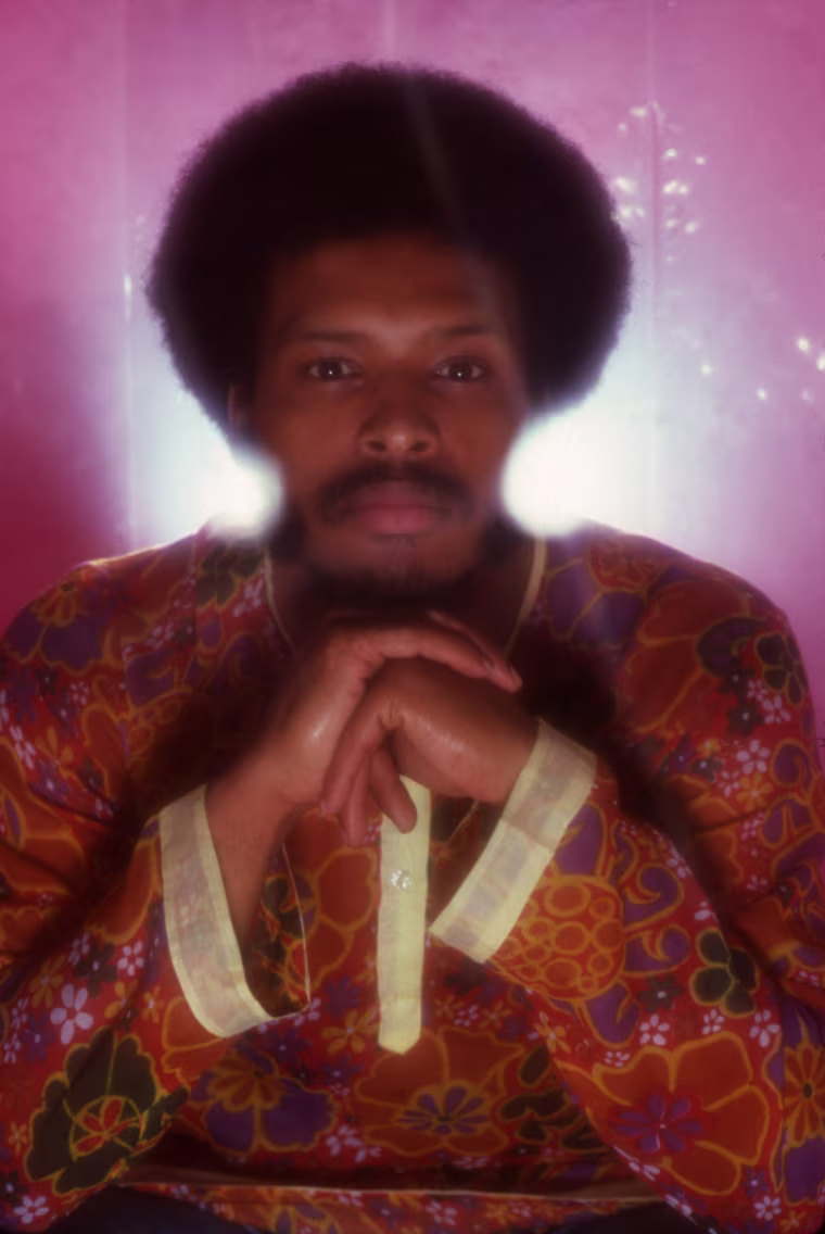 Image: Portrait of musician James Mtume, 1973.
