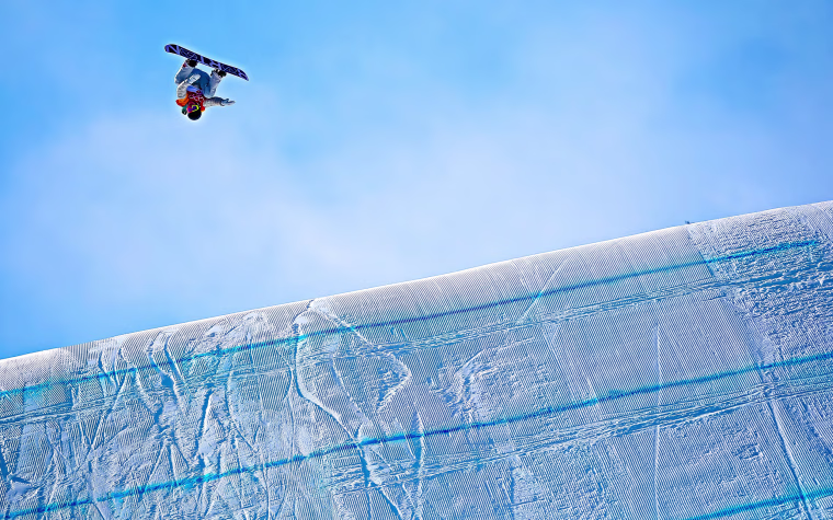 Redmond Gerard wins the gold medal during the snowboarding men's slopestyle finals on Feb. 11.