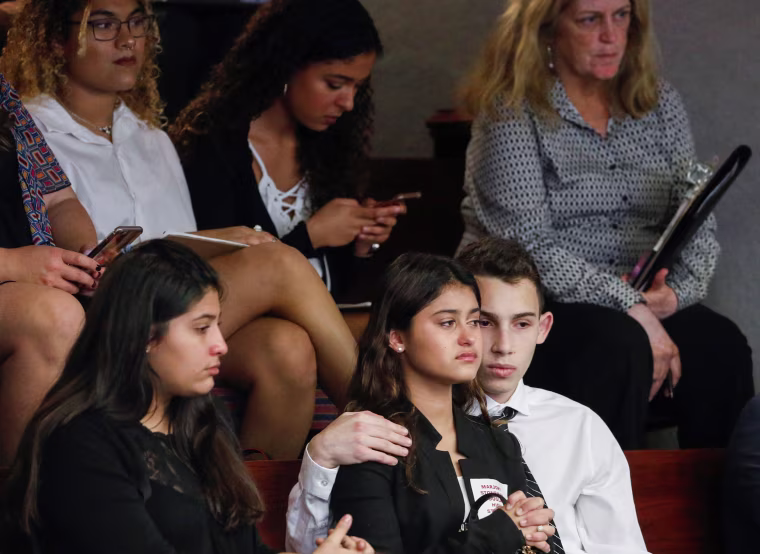 Image: Students from Marjory Stoneman Douglas High School meet with Florida state legislators in Tallahassee