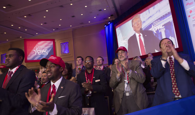 Image: President Trump addresses CPAC Conference in Maryland