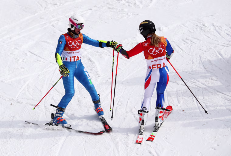 Image: Alpine Skiing - Winter Olympics Day 15