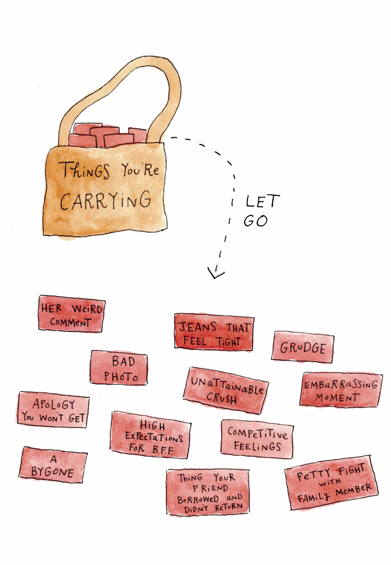 Overcoming self-doubt begins by letting go of the things that are holding you back.