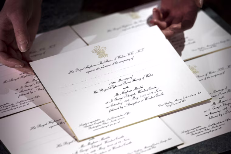 Image: Royal wedding preparations