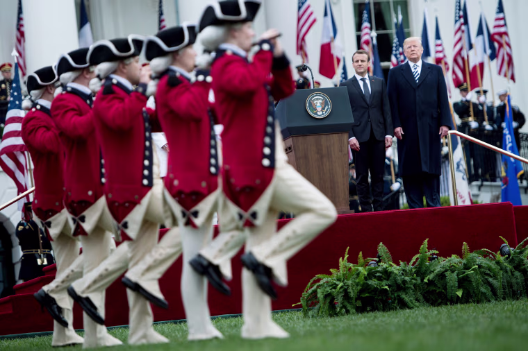 Image: Trump, Macron