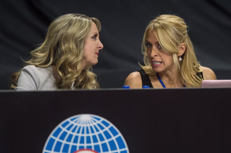 Image: Kerry Perry and Rhonda Faehn