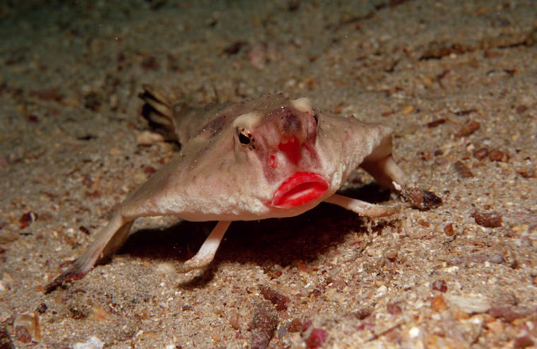 RED LIPPED BATFISH