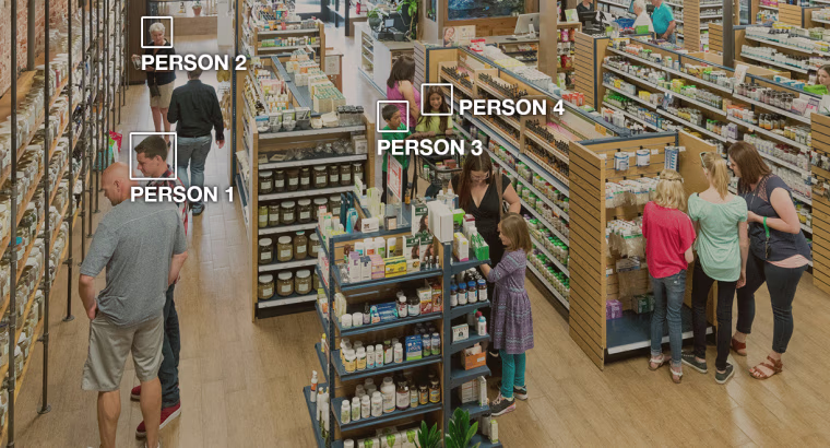 Image: People tracked through facial recognition technology