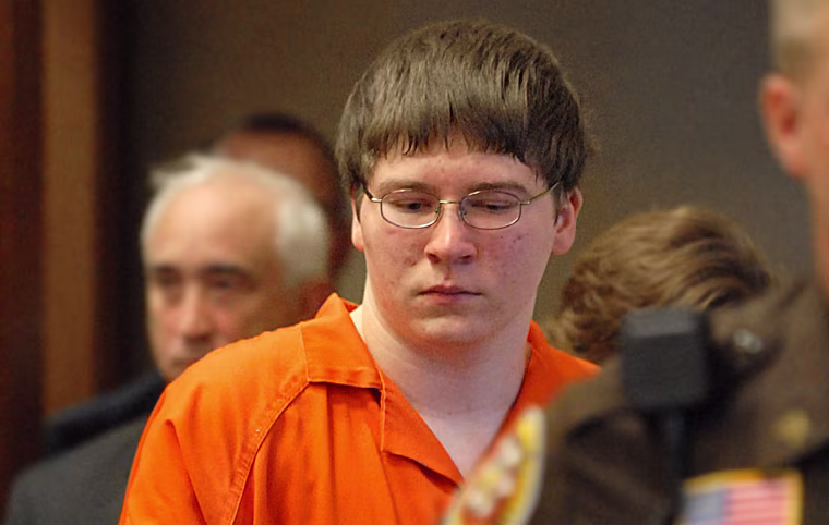 Brendan Dassey is escorted into court for his sentencing in Manitowoc, Wisconsin, in 2007.