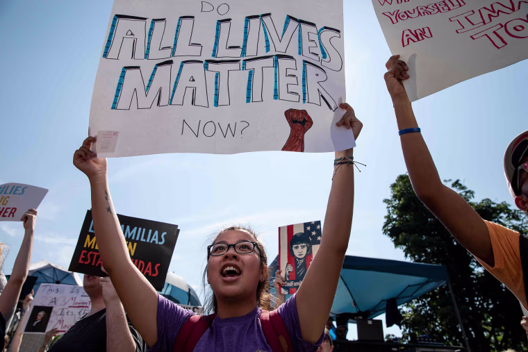 Image: US-POLITICS-IMMIGRATION-PROTEST-MIGRANTS