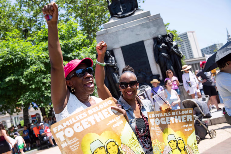 Image: US-POLITICS-IMMIGRATION-MIGRANTS-PROTEST