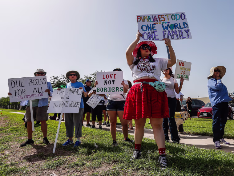 Image: Immigration along the United States and Mexico border.