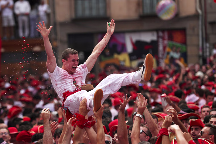 Image: San Fermin festival in Pamplona