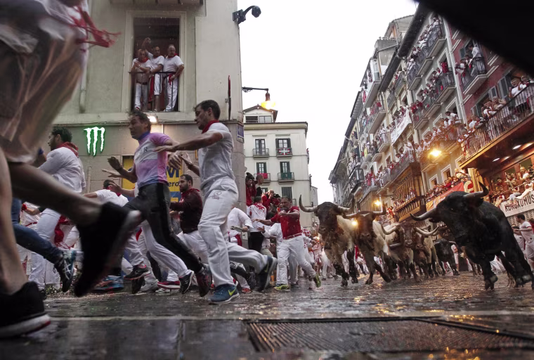 Image: Fiesta de San Fermin in Pamplona