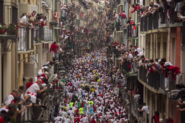 Image: Day 2 - San Fermin Running of the Bulls 2018