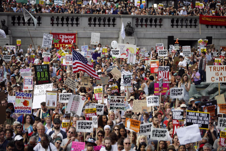 Image: BRITAIN-US-DIPLOMACY-TRUMP-DEMONSTRATION