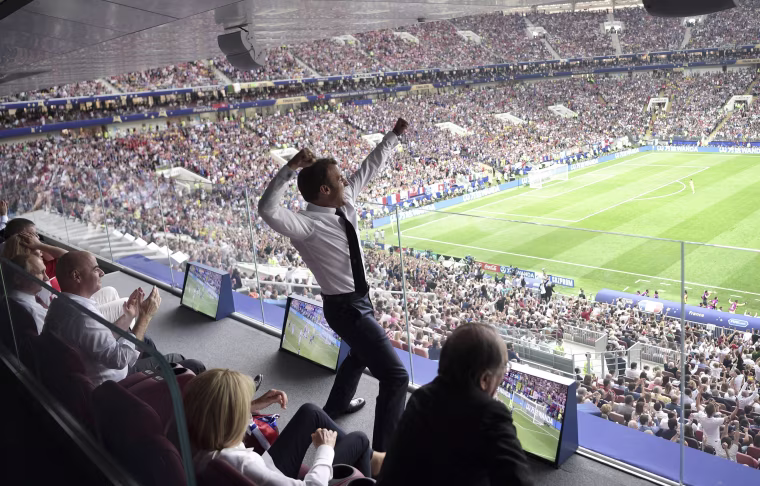 Image: World Cup Emmanuel Macron