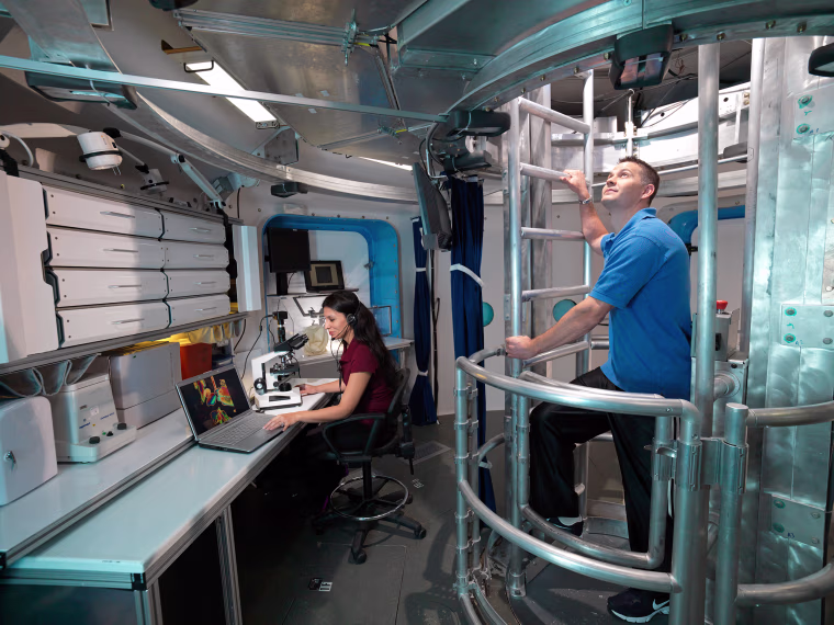 HERA is a unique three-story habitat designed to serve as an analog for isolation, confinement, and remote conditions in exploration scenarios.