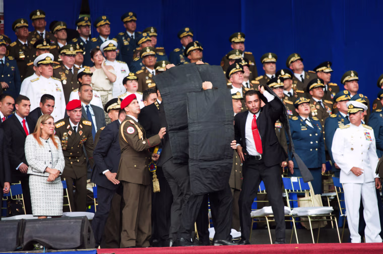 Image: Assassination Attempt On Venezuelan President
