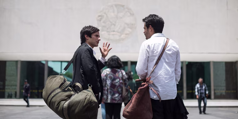 Image: Gael Garcia Bernal, Leonardo Ortizgris