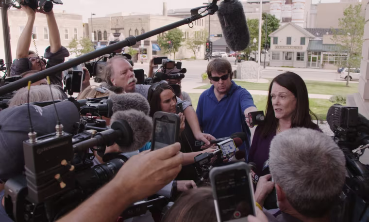 A scene from "Making a Murderer: Part 2."