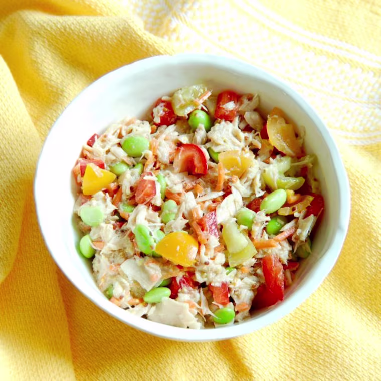 Quick and Easy Tuna Edamame Salad