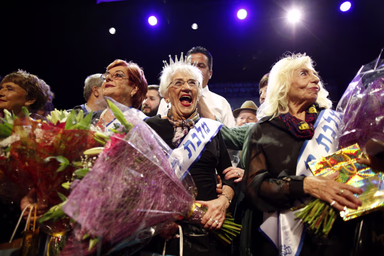 Image: Holocaust survivors beauty contest in Haifa
