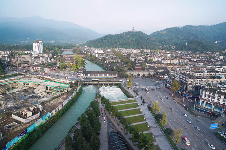 The city of Chengdu is the capital of southwestern China's Sichuan province.