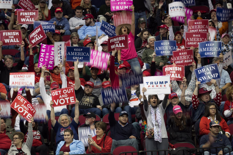 Image: President Trump Holds Rally In Houston, Texas