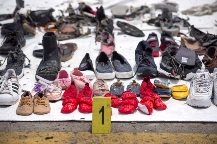 Image: Shots found during the search for victims from the crashed Lion Air jet