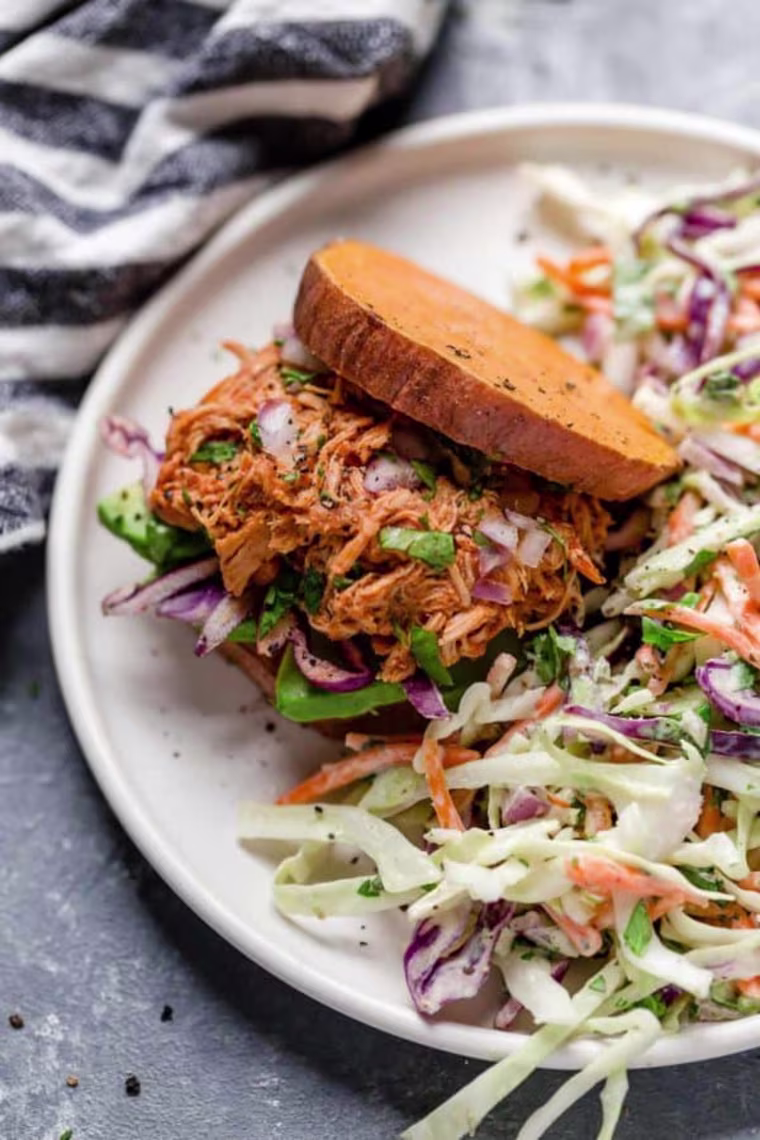Slow Cooker Chicken Sloppy Joe Sliders
