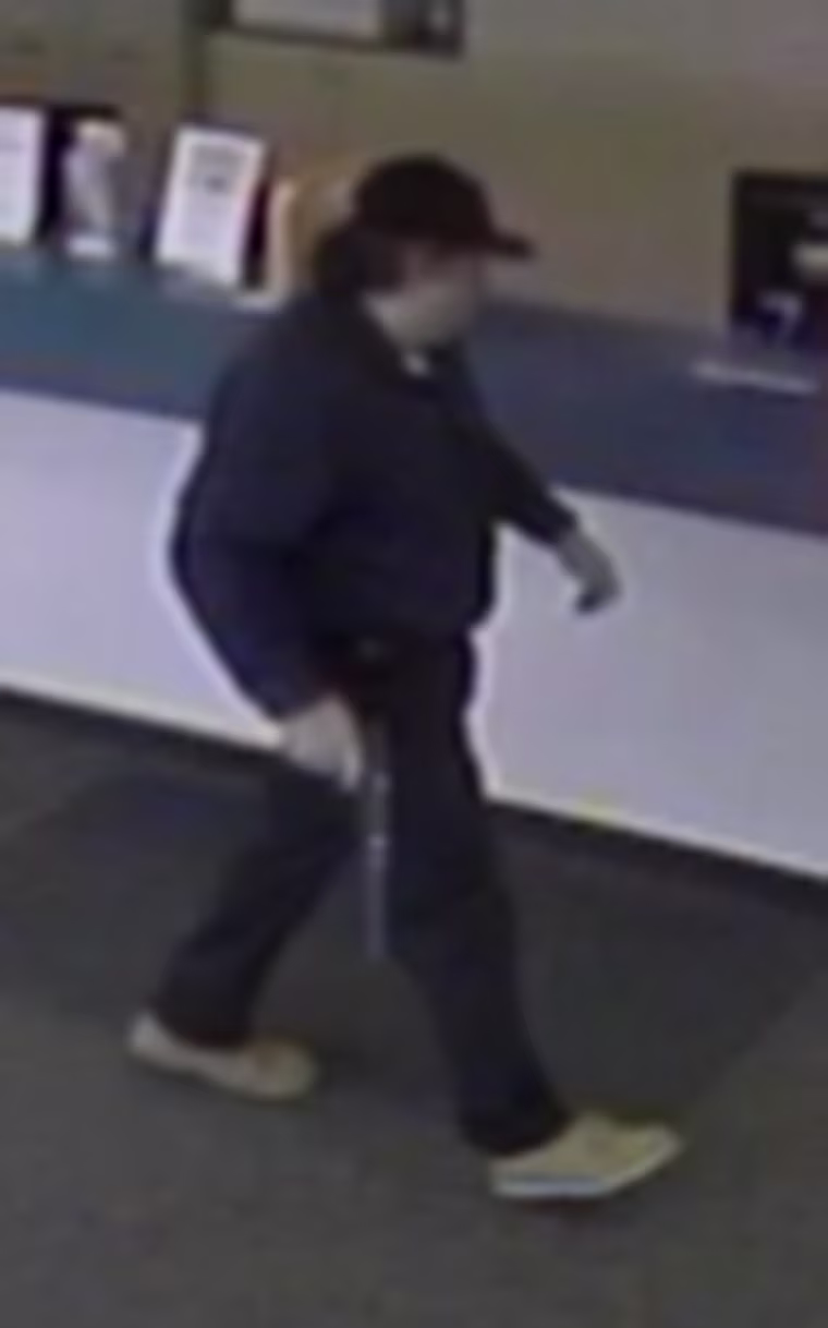 Security footage of robery