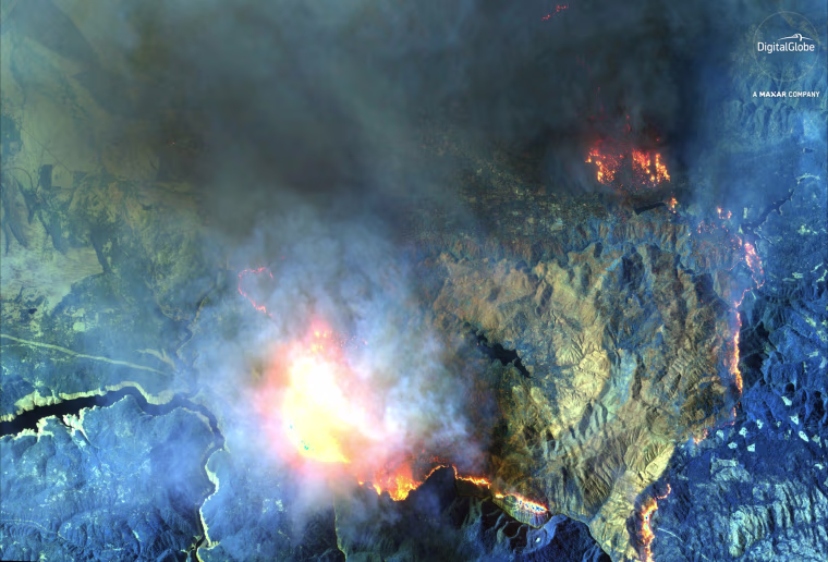 Image: Camp Fire Satellite