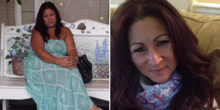 Elena Rodriguez, before and after weight loss