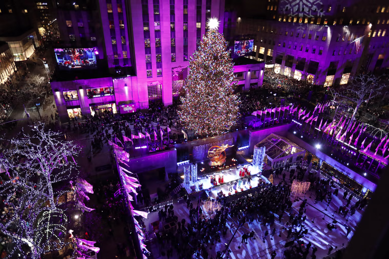 Image: 86th Annual Rockefeller Center Christmas Tree Lighting Ceremony