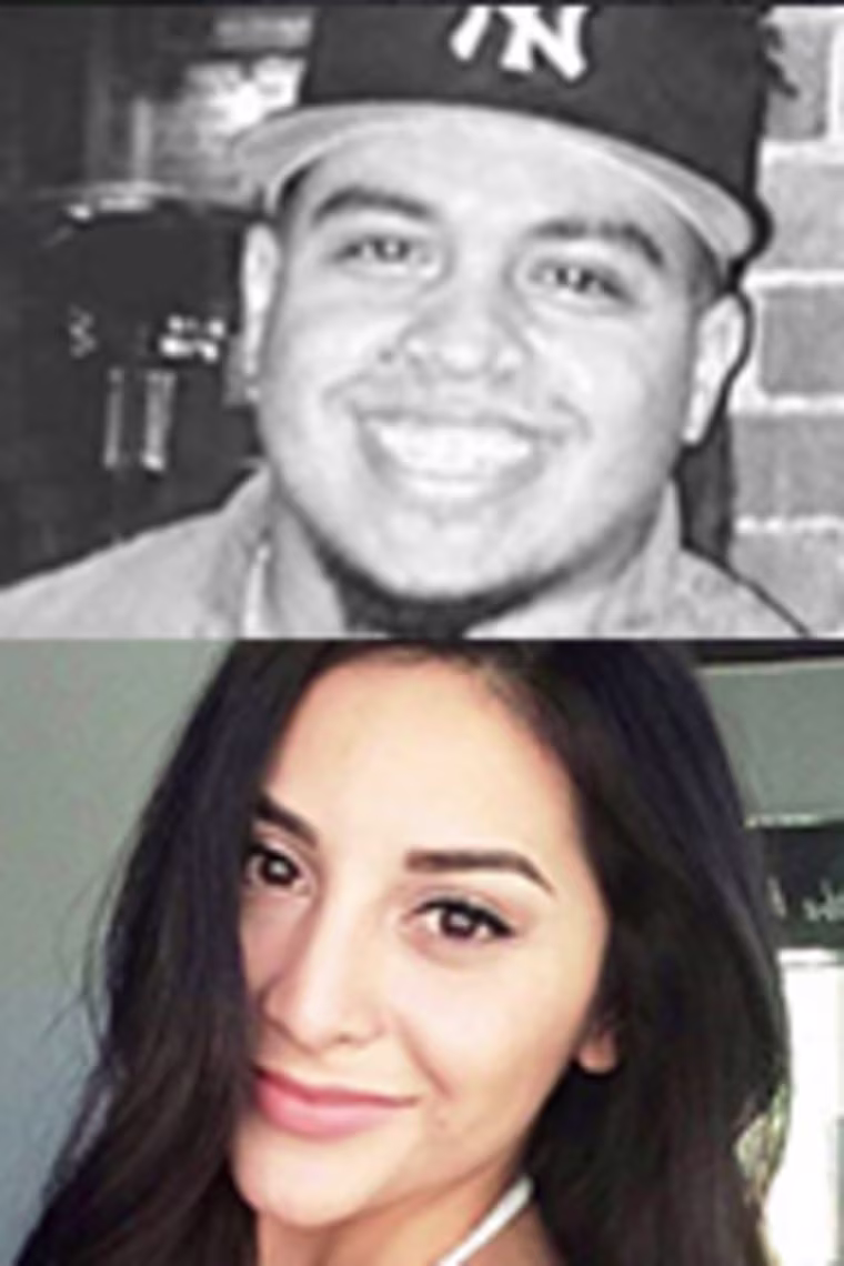 Jonathan Reynoso, top, and Audrey Moran.