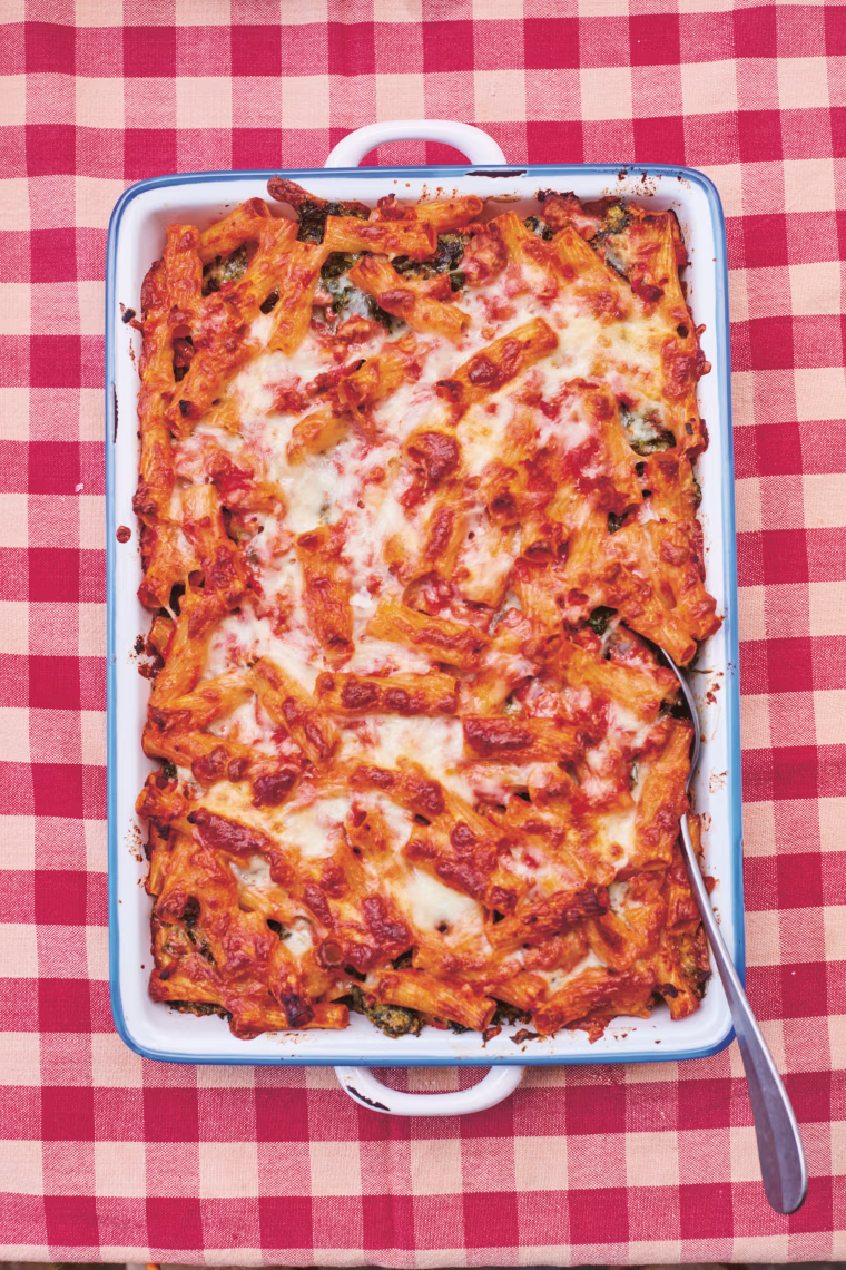 Julia Turshen's Italian Flag Baked Pasta