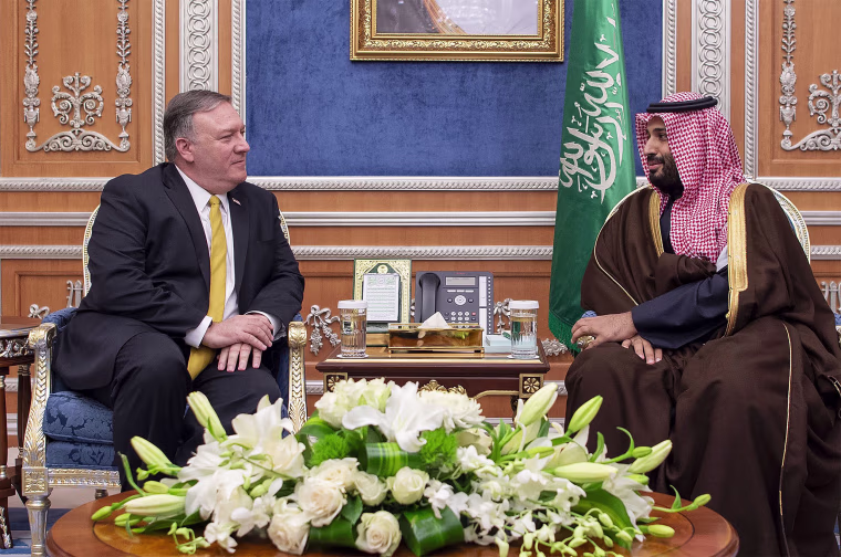 Image: US Secretary of State Mike Pompeo visits Saudi Arabia