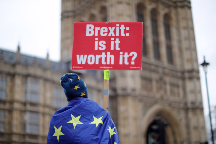 Image: An anti-Brexit demonstration