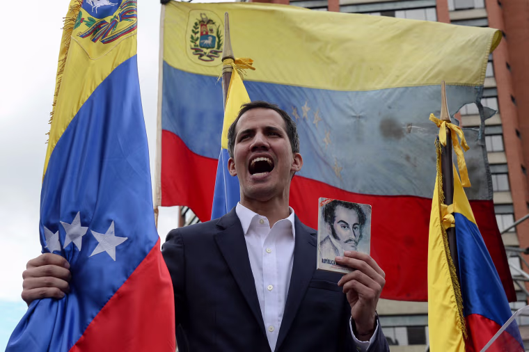 Image: Venezuela's National Assembly head Juan Guaido i